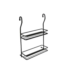 Полка для специй CWJ203М-3 ALBA 200x90x275мм Черный матовый