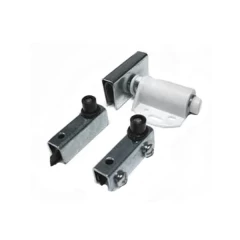 Комплект для 1 стеклянной двери с лифтом хром