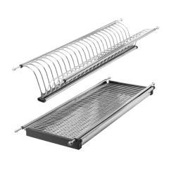 Посудосушитель 700 мм SJ304A 665х280х65мм, нержавеющая сталь  (комплект)