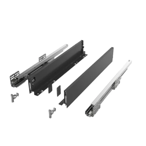 Комплект выдвижного ящика Tango Slim 84x400мм графит