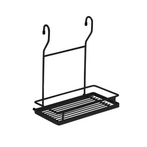 Полка одинарная CWJ202F-3 ALBA 220х143х258мм Черный матовый