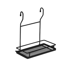 Полка одинарная CWJ202F-3 ALBA 220х143х258мм Черный матовый