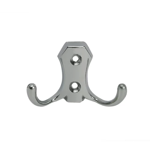 Крючок 2313 AL 2-х рожковый, хром