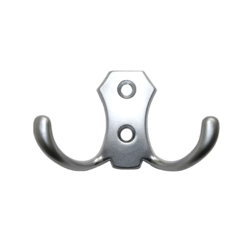 Крючок H5505E AL 2-х рожковый, матовый хром