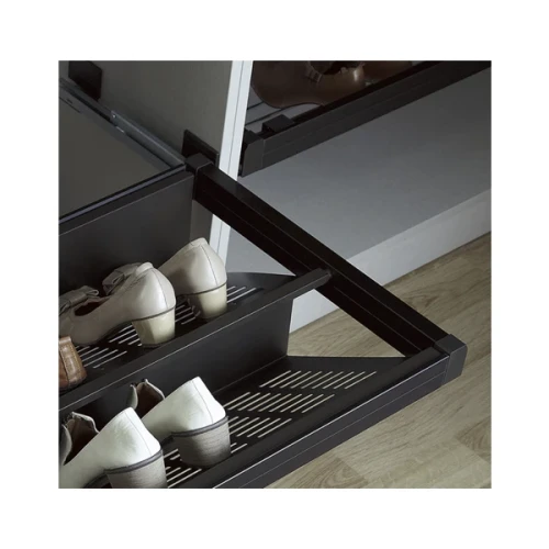 Выдвижная полка для обуви Unihopper в базу 900мм с доводчиком clip-on Moka