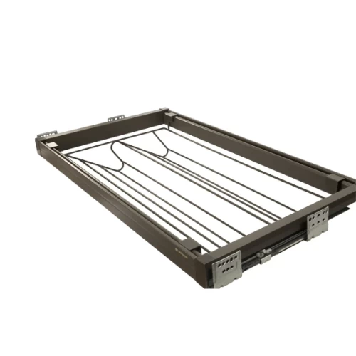 Выдвижная полка для обуви Unihopper в базу 900мм, с доводчиком, clip-on, Moka