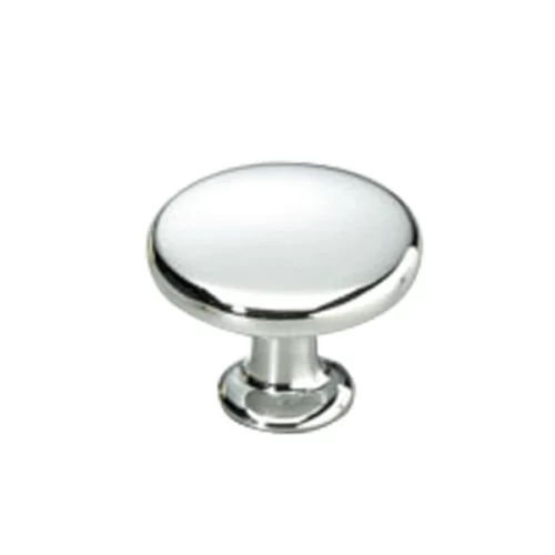 Ручка-кнопка H76, хром АЛЮМИНИЙ