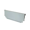 Стальная задняя стенка 130*600мм, серебро