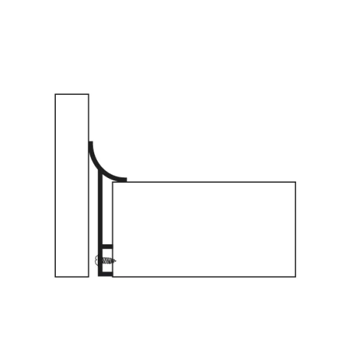 Профиль Алюминиевый ALK0011 Серебро, 3.0м