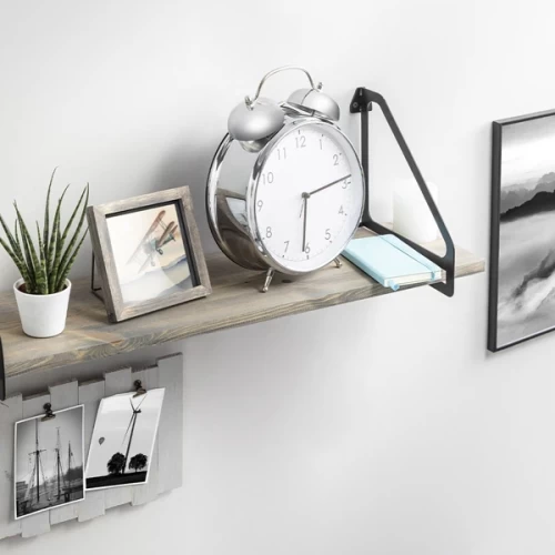 Полкодержатель LOFT-6 (260*234), черный (30 кг)