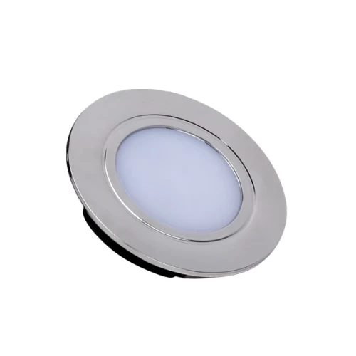 Светильник LED встр, мат.стекло IP44 .220B 3.2 Bт, 4000К ХРОМ.7LED.160 Лм (04.112.14.401)