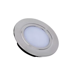 Светильник LED встр, мат.стекло IP44 .220B 3.2 Bт, 4000К ХРОМ.7LED.160 Лм  (04.112.14.401)