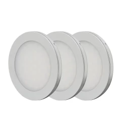 Светильник из 3 х TACTILUS, 12В, 3 Вт,3000К, серебро в кор. 19.143.33.312