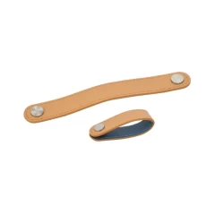 Ручка-скоба H100-160, кожа