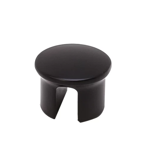 Ручка-кнопка H77,  КРУГЛАЯ, черная ТОЛЬКО  для  длинной ручки Н77  (арт.11336,11333,11334,11335)