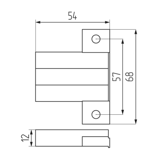 Держатель для газового амортизатора двух дверей,20145