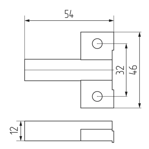 Держатель для газового амортизатора одной двери,20144
