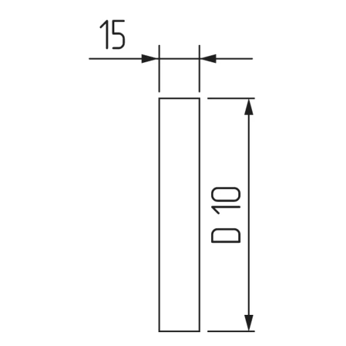 Отбойники силиконовые (10х1,5мм) 100шт.