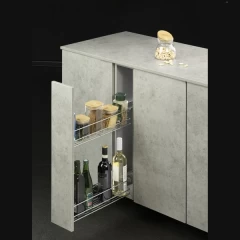 Бутылочница 150 мм 2-уров. 444*100*470 с направляющими 45 мм с доводчиком