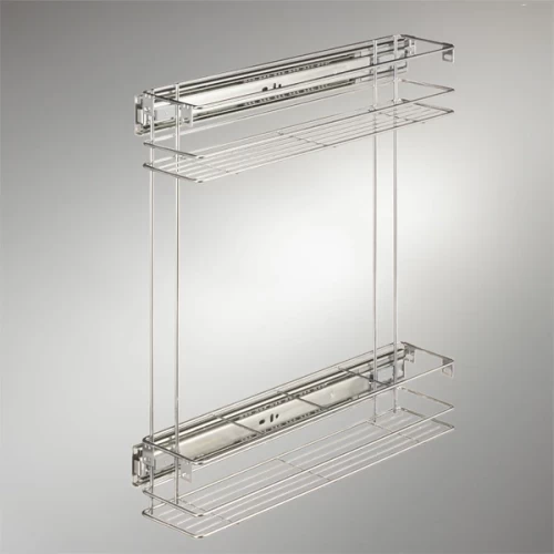 Бутылочница 150 мм 2-уров. 444*100*470 с направляющими 45 мм с доводчиком