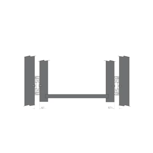 Шариковые направляющие полного выдвижения 300 мм Н=45 1,0x1,0x1,0мм