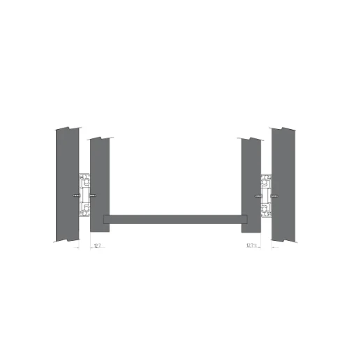 Шариковые направляющие полного выдвижения 300 мм Н=45 1,0x1,0x1,0мм