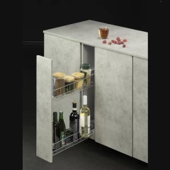 Бутылочница 150мм 2-уровневая 110х470х450мм, с крепл.фасада