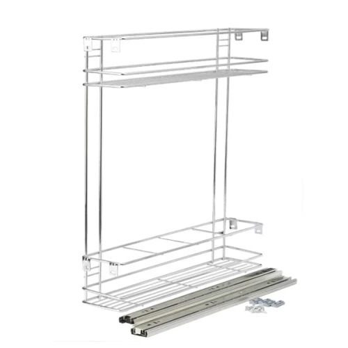 Бутылочница 150мм 2-уровневая 110х470х450мм, с крепл.фасада