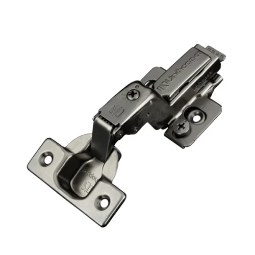 3D петля UNIHOPPER HUTTON с рег. доводчиком, внутренняя, 45мм, с декор. накладкой, черный никель