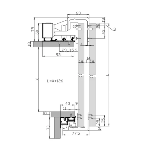 Доводчик с двумя демпферами SFT 200.2