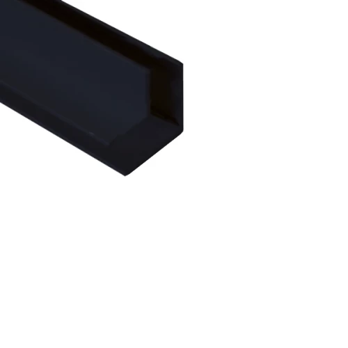 Планка д/панелей Союз" 4мм 1070 600мм угловая (внутренний 90*) Черная"