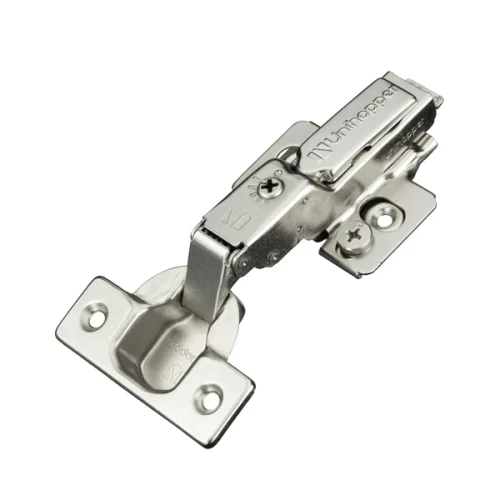 3D петля UNIHOPPER HUTTON с регулируемым доводчиком, полунакладная, 45мм, с декор. накладкой, никель